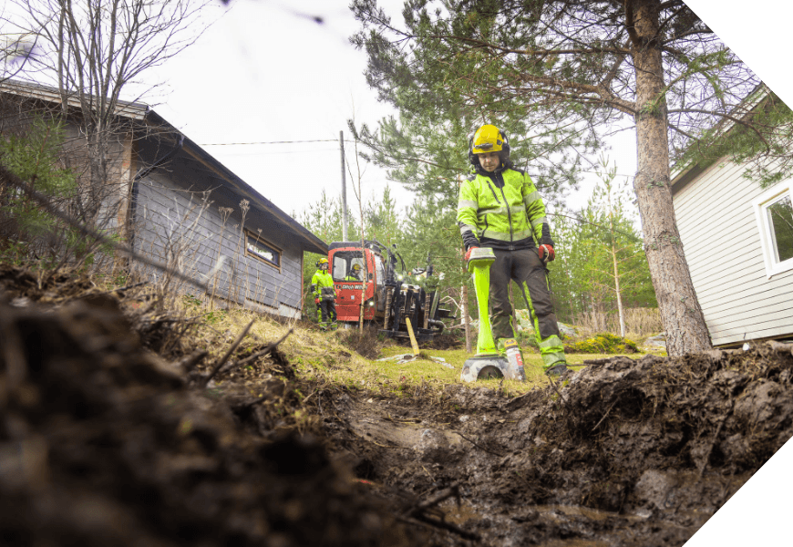 Borrning på plats
