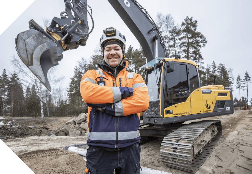 AJ Contract personal på plats